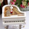 European-style Piano Model Music Box Office Decoration Retro Drawer Music Box  Birthday Gift