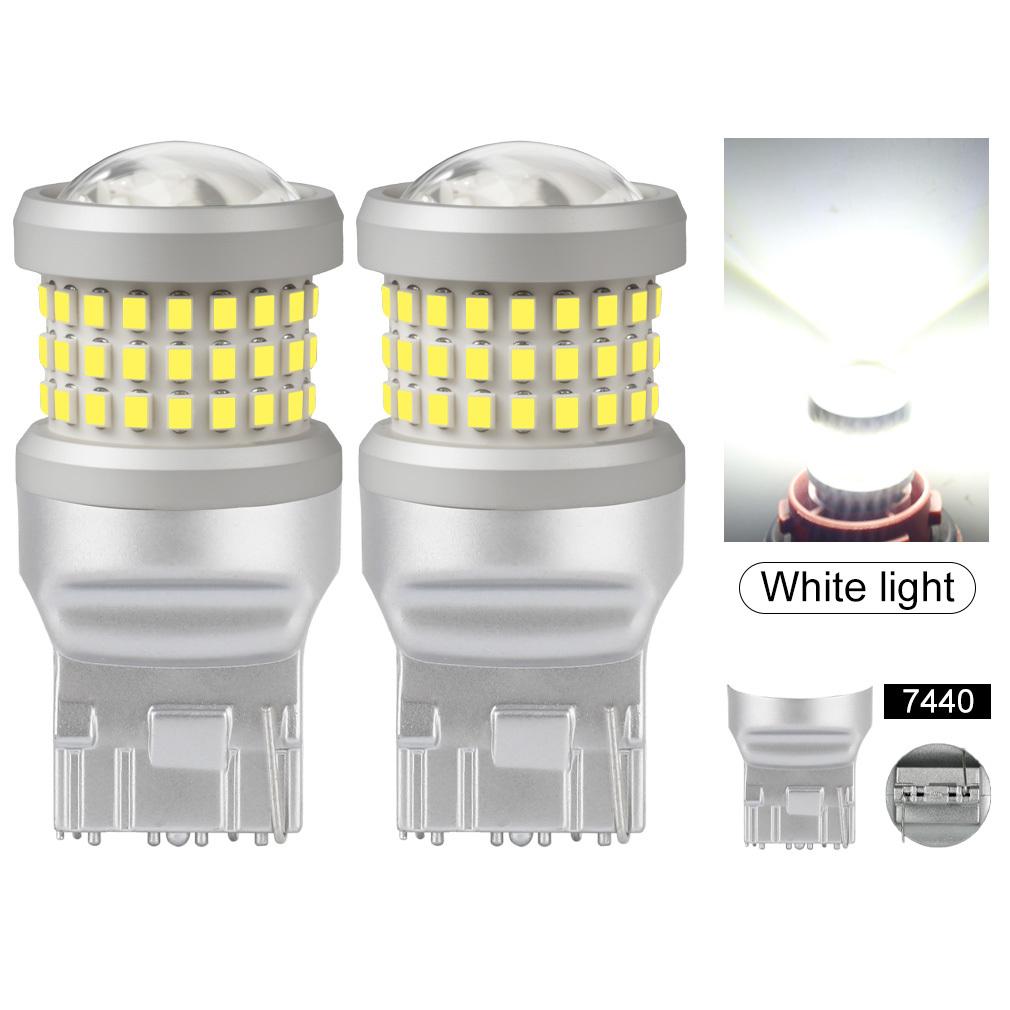 

2 шт. светодиодные лампы P21W 1156 T20 W21/5W 7443 P21/5W T25 2000 лм для автомобиля 7440 BA15S BAY15D BAU15S PY21W Автомобильный ДХО 1157 3157 Лампа заднего хода, указателя поворота, стоп-сигнала 7440 T20 W21W WY21W белый