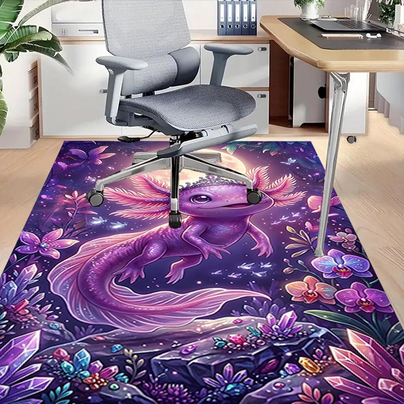1PC Axolotl Extra Large Non-Slip Floor Carpet, Office, Family, Bedroom, Studio - Large Area Rug,Longlasting Material-K0401