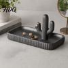 Stable Jewelry Organizer 3D Printed Cactus Tray Ring Dish Entryway Table Trays Decorative Trinket Tray for Rings Necklaces Bracelets Keys Artistic