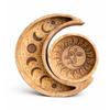 Moon Shaped Round Tray S/2