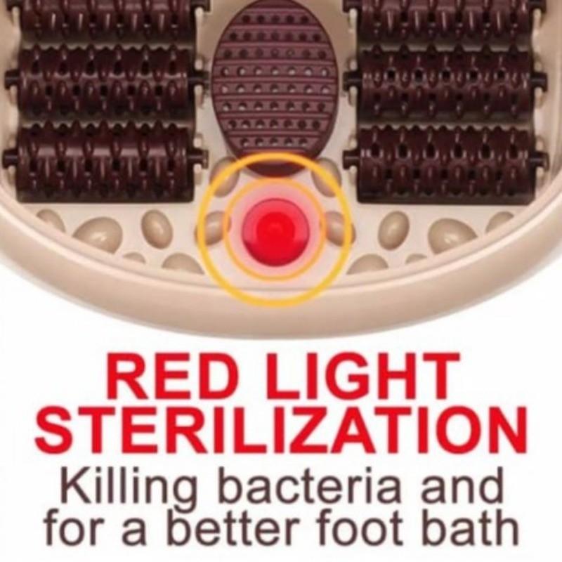 Masażer do stóp SPA Relaksacja stóp Refleksologia Ozon Ziołowa kąpiel Misa do kąpieli Masaż Relaks Detoks Roller Urządzenie do fizjoterapii