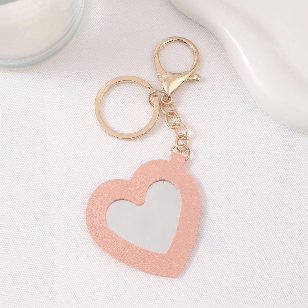 

Trinket Make Up Mirror Keychain with Key Ring Makeup Mini Mirror Birthday Kids Gift