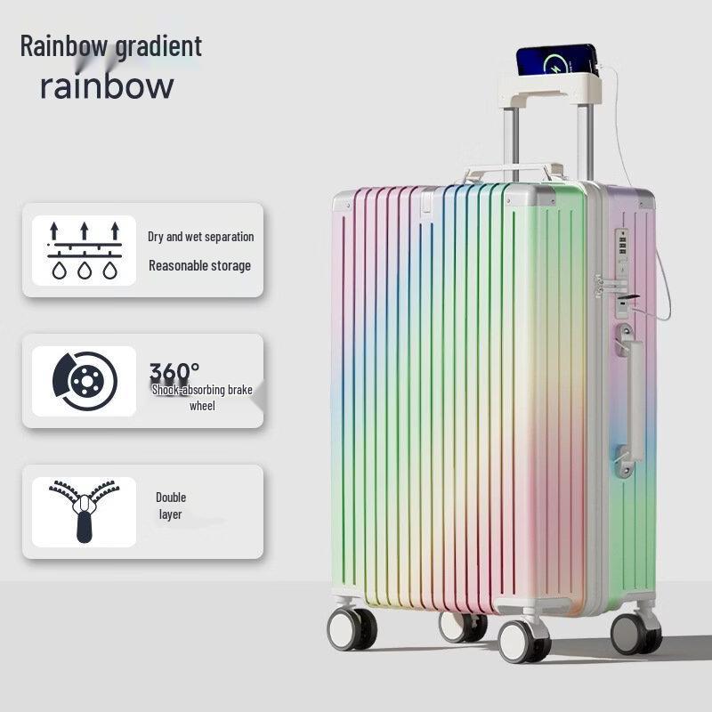 Li Shen Multifunction Spinner Travel Suitcase