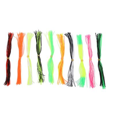 Fishing Jig Lures Skirts Non Toxic Silicone Fishing Skirts for DIY Bait Accessories