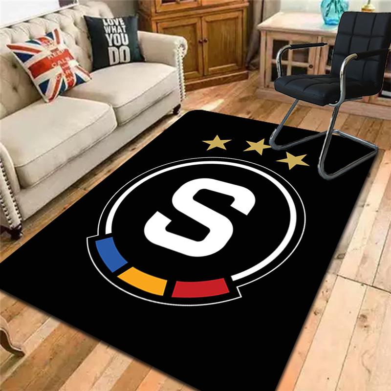 Sparta Praha Raksta Paklājs Grīdas Paklājiņš