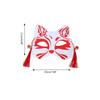 Exquisite Fox Mask Anime Half Face for Cat Mask Halloween Party Mask Halloween Christmas Masquerade Cosplay Props for Un