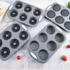 Heat Resistant Silicone Fluted Tube Cake Molds for Oven Microwave Baking Pan with Easy Releases Dishwasher Safe Design