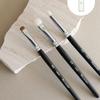 3-Piece Mini Eyeshadow Brush Set (Cleanser Mini Included)