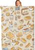 GUOYU Blanket Cute Sushi and Ramen Throw BlanketSoftLightweight FlannelJapanese Food Blankets  Gifts for Kidsfor Couch Office TravelHome