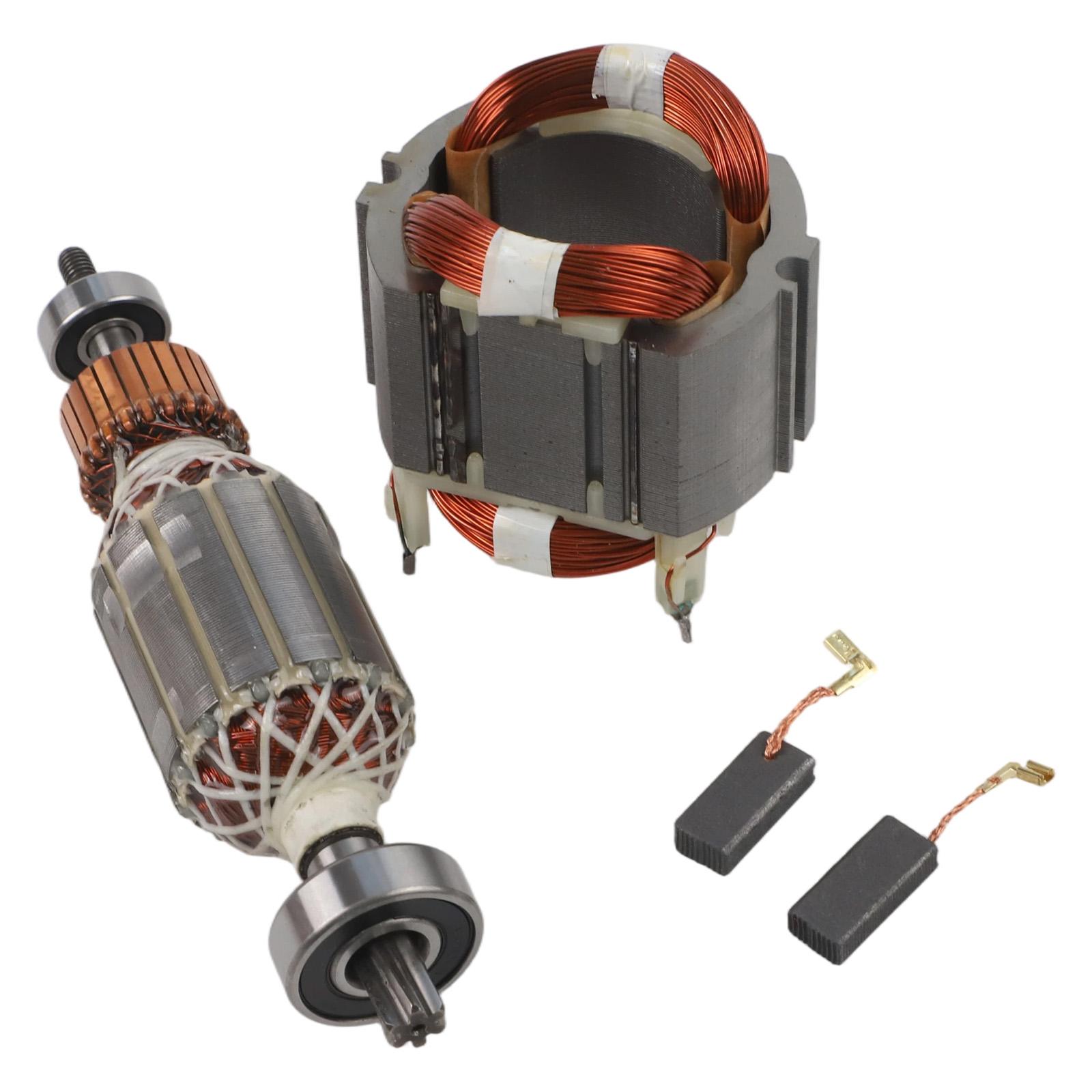 

4pcs/Set Rotor Stator And Carbon Brush 6.5x11x25mm Applicable For HR4003C HR4013C HR4001CX HR4011C HR4001C 513888-4 625758-6 China Mainland