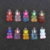For Earrings Necklace Making Resin Charms Jewelry Findings Gummy Bear Pendant DIY Decoration