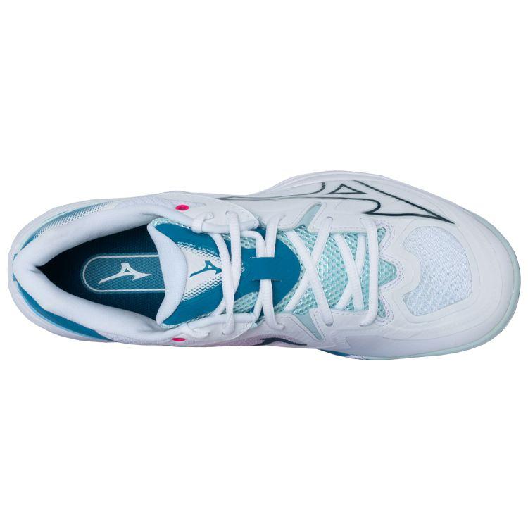 Mizuno Wave Claw 3 Wide White Sailor Blue Unisex Sneakers Pink-Tetra 71GA244321