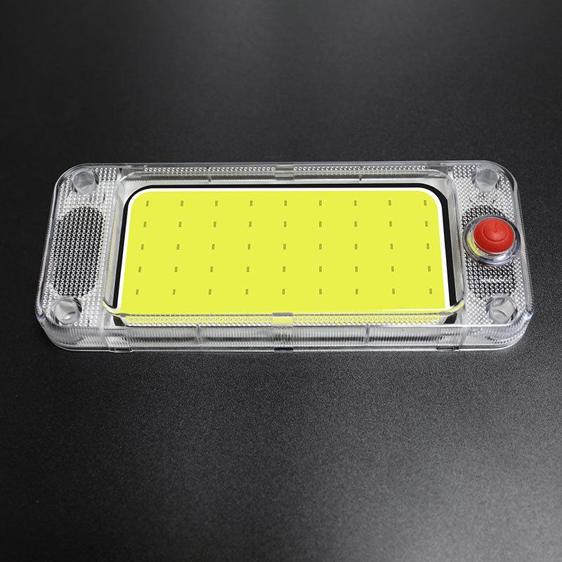 LED Reading Light 12-24V COB Interior Ceiling Lamp With On/Off Switch Universal Car Truck High Brightness Cab Roof Panel Lamp