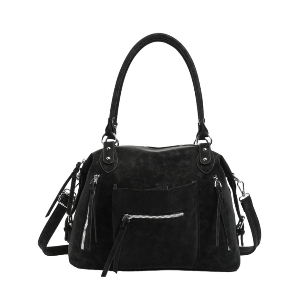Xeie Thuk Handbag Unisex Large Capacity Multi Pocket Daily Casual