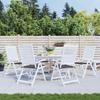 VidaXL Garden Chair Cushions 6 Pcs Anthracite 50x50x3 Cm 314039