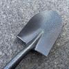Manganese Steel Round Head Garden Shovel - Durable Integrated Steel Shovel for Car, Outdoor, and Farm Use