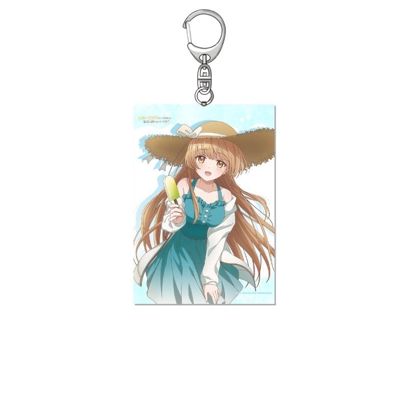 Anime The Angel Next Door Spoils Me Rotten Acrylic Keychain figure Mahiru Shiina Pendant Bag Car Keychain Cell phone Pendant