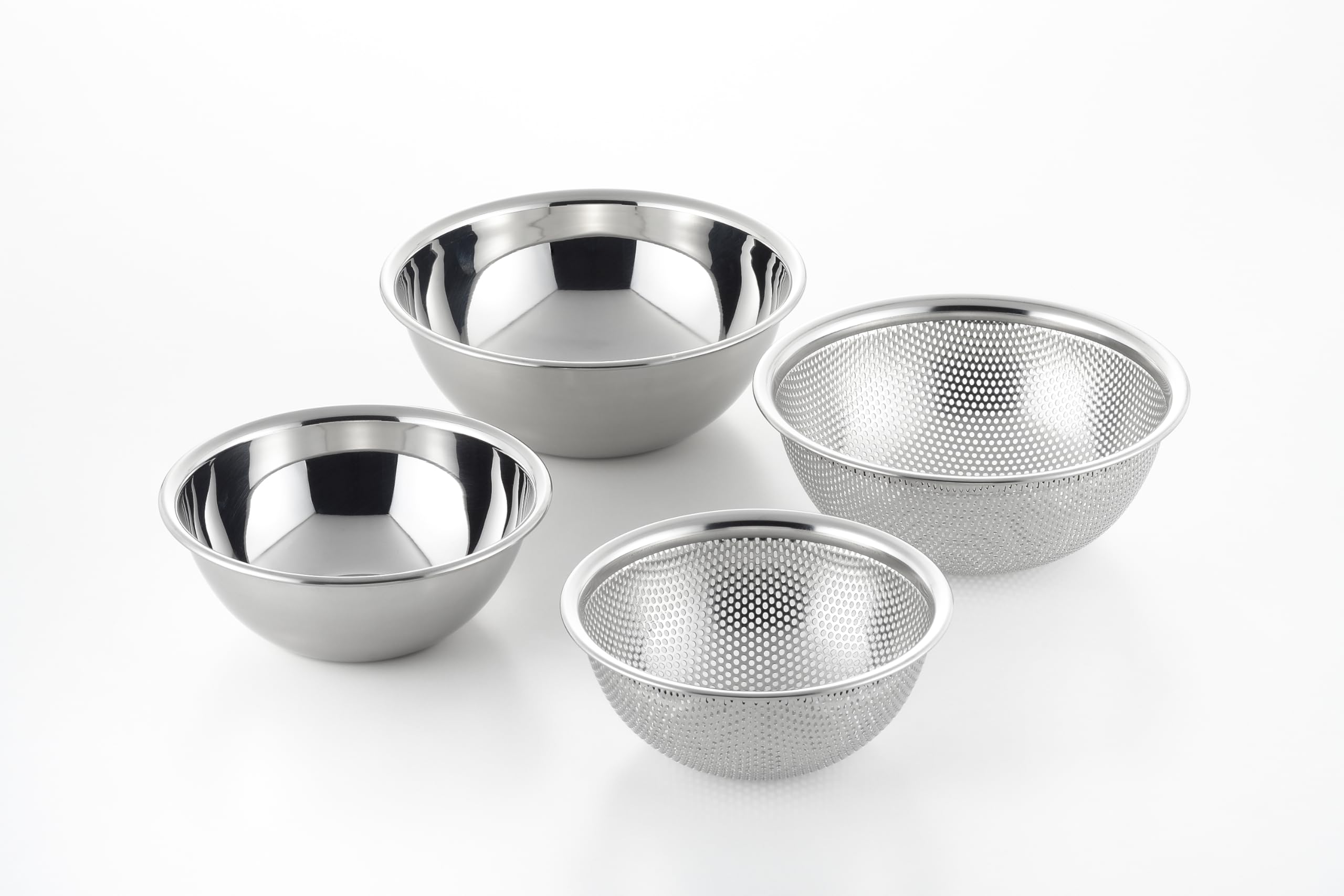 

Gogi Stainless steel bowl set 4P YJ2763 bowl/mesh (15/18cm) срібний