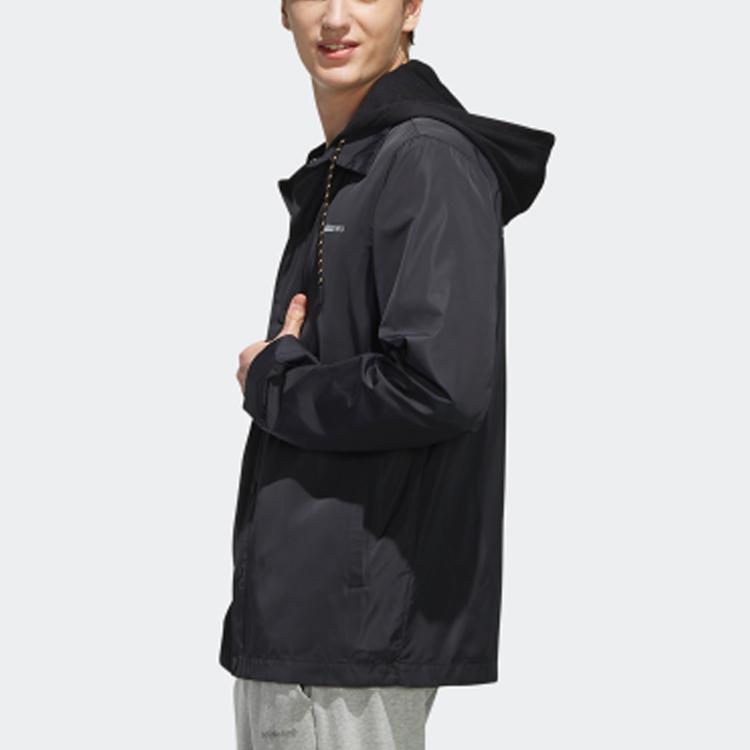 Adidas Neo Fav Sv Jacket Men Sportswear Black EI6265