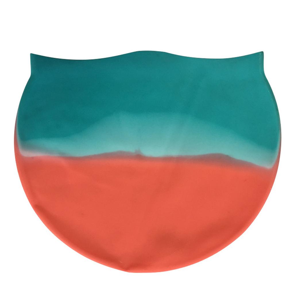 Silicone Swim Caps for Women Men Waterproof Soft Bathing Cap Swimming Hat Easy to Put On and Off for Long Short Hair
