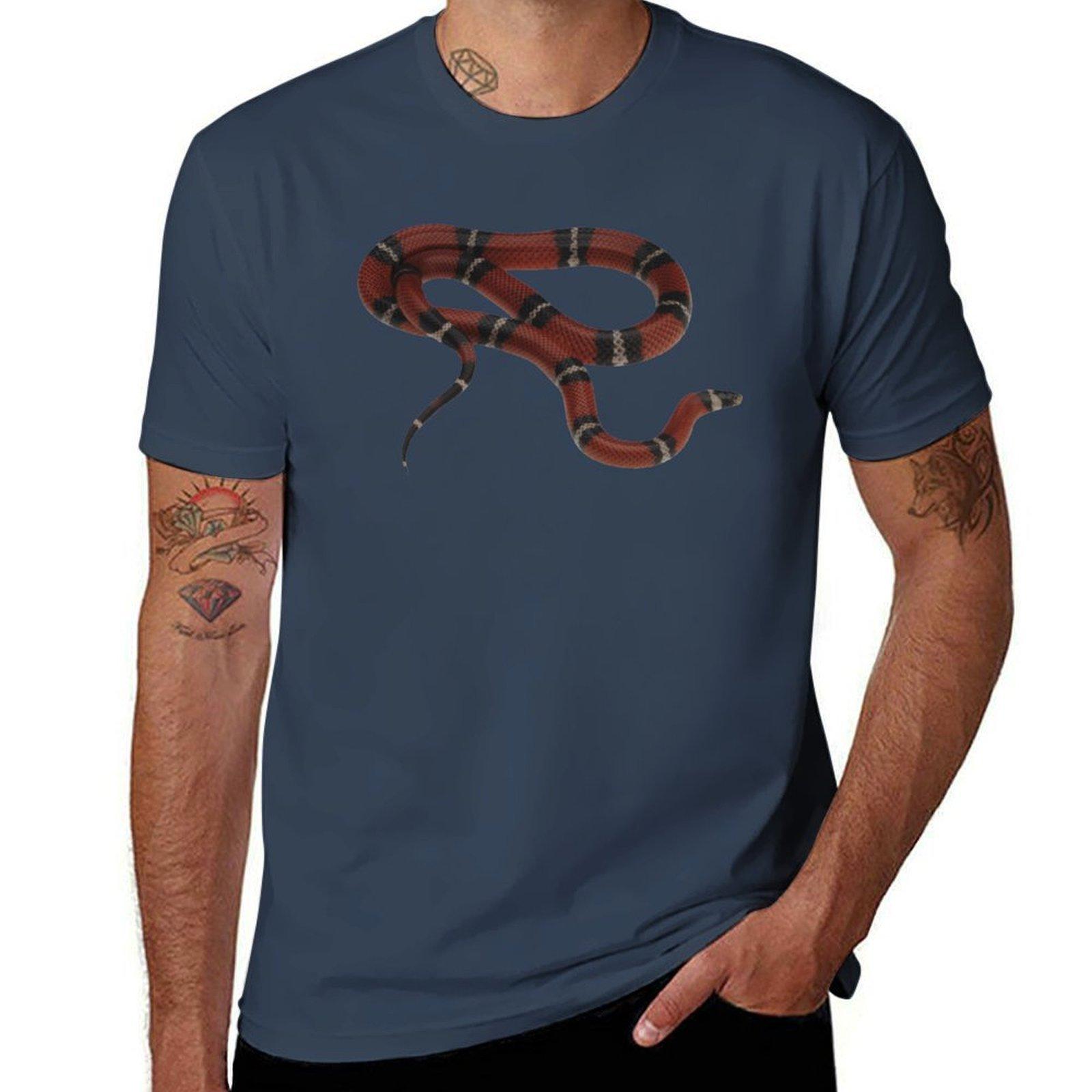 Snake Tshirt Everyday Wear Basic Short Sleeve Top S