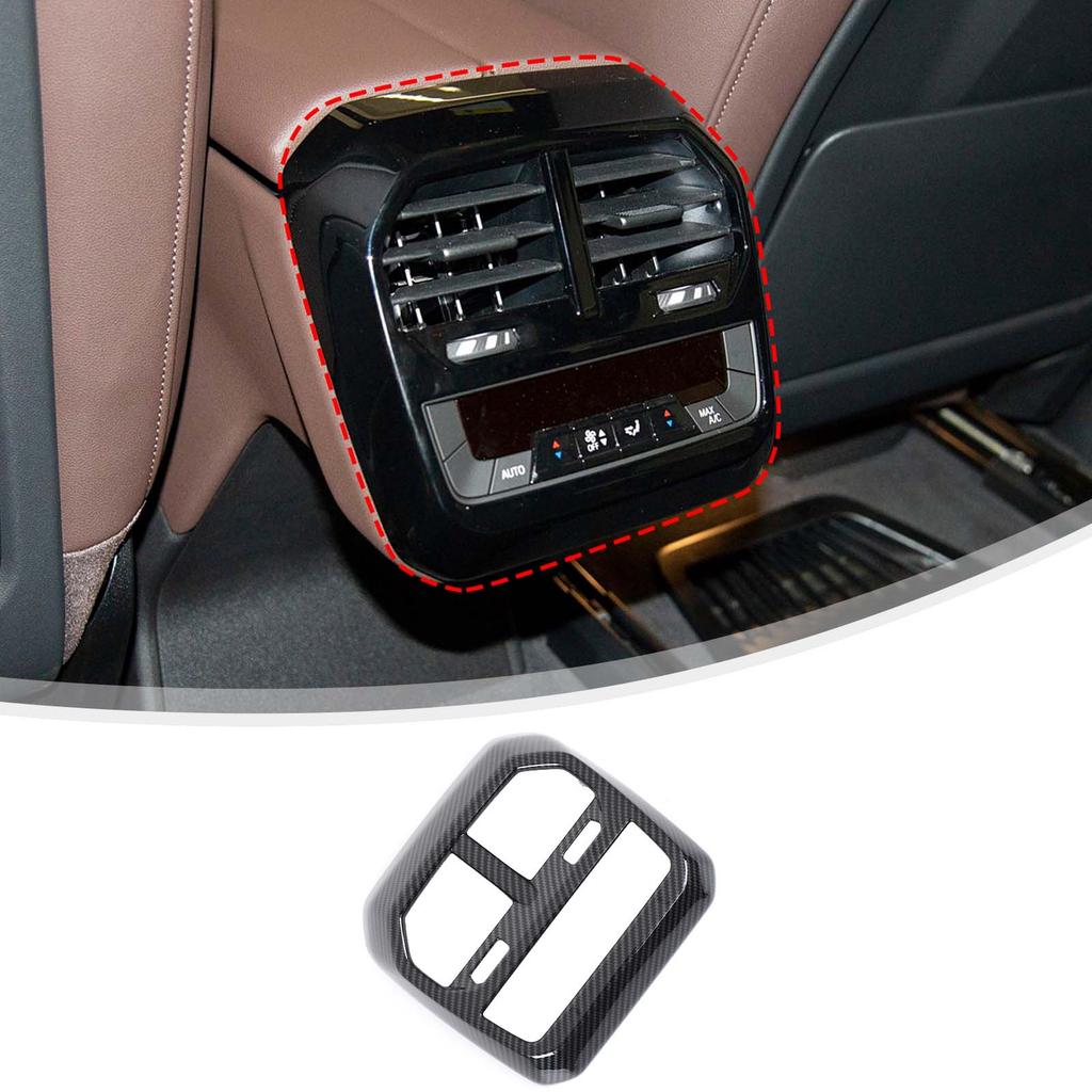 ABS Carbon Fiber For BMW iX I20 2026-2026 Interior Kit Steering Wheel Dashboard Console Gear Shift Panel Cover Trim Stickers
