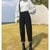 2022 Winter Korean Stytle Fashion Warm Womens High Waist Casual Comfort Warm Jeans Loose Denim Harajuku Streetwear Straight Pant