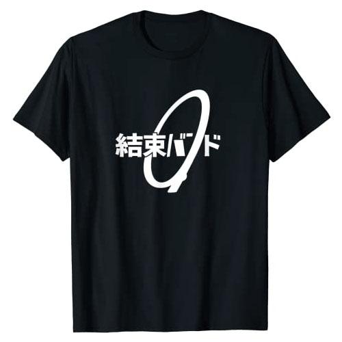 Cable Tie Kanji Hiragana Kessoku Band Rocker Band TShirt Japanese Fashion Graphic Tee Tops Letters Printed Aesthetic Clothes
