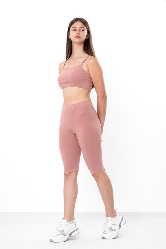 Dívčí letní set (Top + Biker šortky) – Pružná a lehká tkanina, Aktivní střih, Léto, 6474-036-1 HC