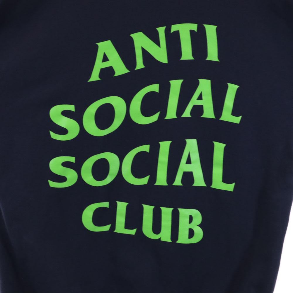 ANTI SOCIAL SOCIAL CLUB Made in USA Back print Long sleeve Sweatshirts Men's Used