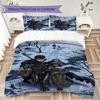 Berserk Pattern Bedding,Quilt Set Quilt Cover Pillowcase Home Birthday Gift(1 * Duvet Cover + 2 * Pillowcase, Without Core)_lx