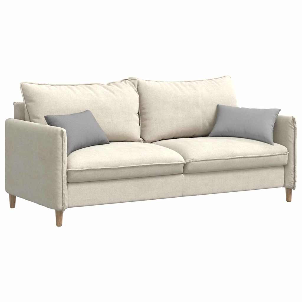 Sofa Cushions 2 Pcs Cloud Grey 50 X 30 Cm Fabric