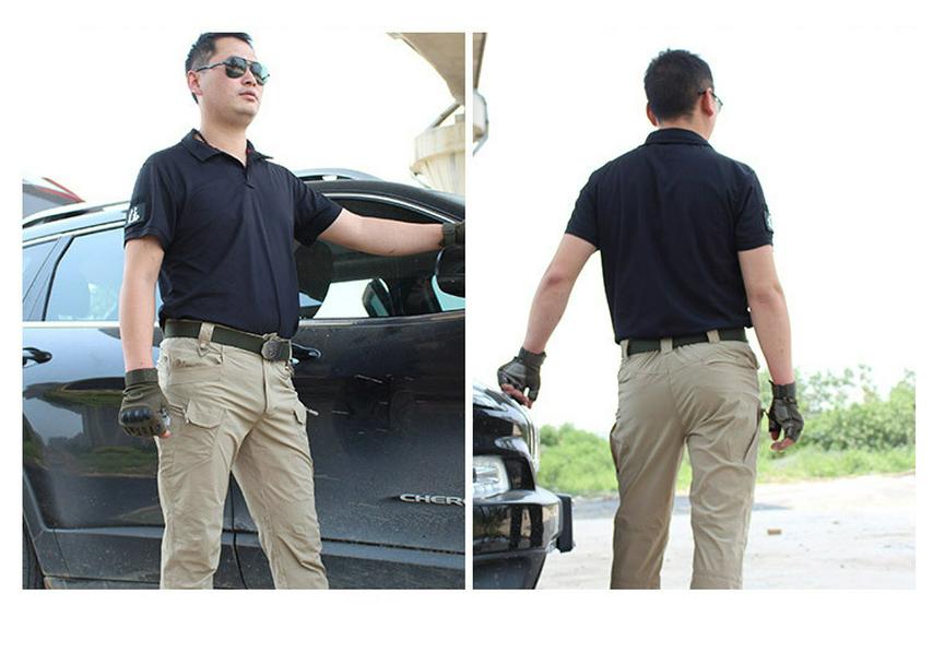 Quick-Dry Elastic Tactical Pants for Summer: Mountaineering, Training, & Work