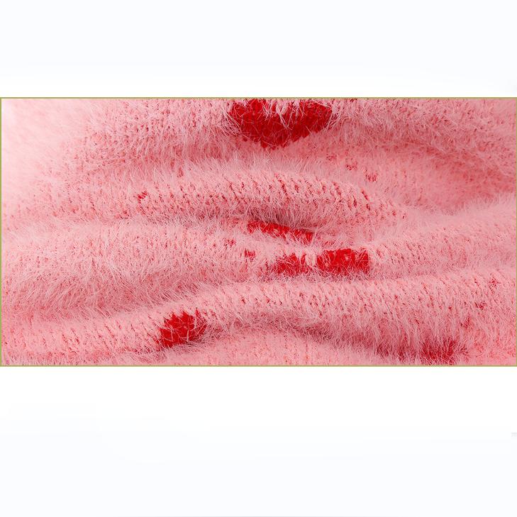 Autumn Winter Girls Baby Snow Keep Warm Knitted Sweater Mini Dress