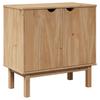 vidaXL Flurschrank OTTA 75x40x75 cm Massivholz Kiefer