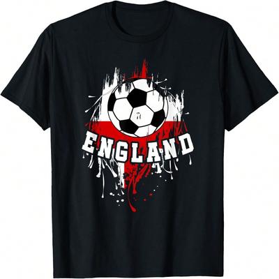 England Soccer English Football England Futbol T-Shirt