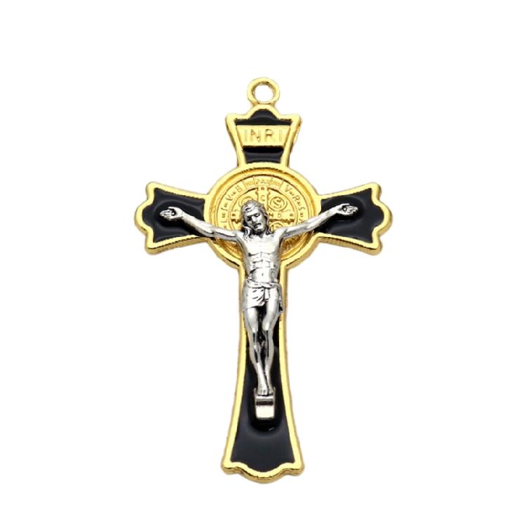 

Vintage Holy Jesus for Cross Pendant for Creative Backpack Decor Keychain