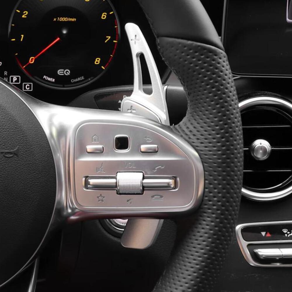Car Steering Wheel Paddle Shifters Aluminum Shift Paddle Blade For Benz A B C E Gle Amg Class W176 W205 W246 C117 W218