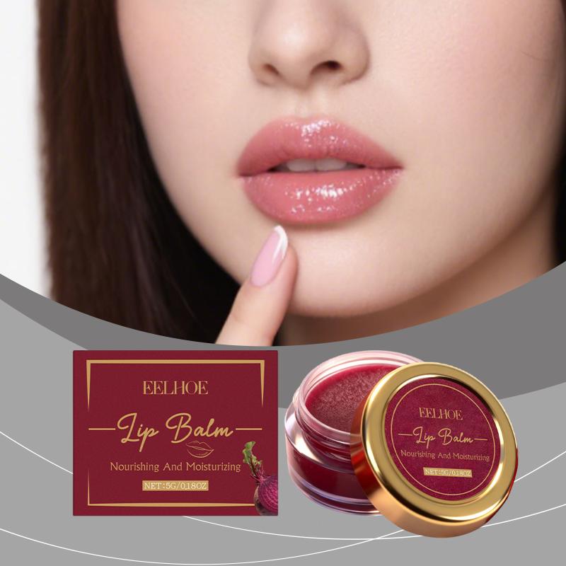 

Eelhoe Beetroot Red Tinted Lip Balm For Chapped Lips Smooth Skin Barrier Repair Anti Crack Shea Butter Moisturizing Lip Balm 5G one size