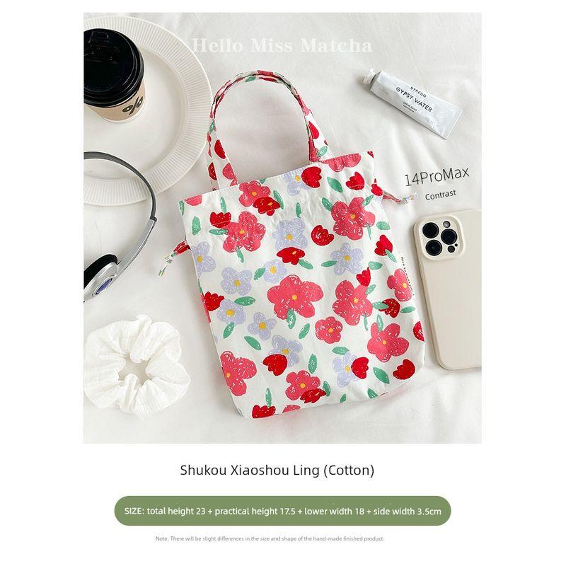 

Рабочая одежда Универсальная маленькая сумочка Женская сумка с кулиской Ручная сумка Повседневная сумка для мобильного телефона Мамина портативная наплечная сумка кроссбоди Chunye Huaxin