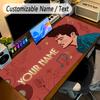 Large Mouse PadBruno Mars Custom Name Text Personalized Desk Mat Non Slip Gaming Pad