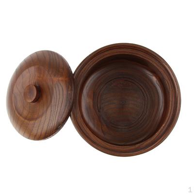 Natural Bamboo Handcraft Solid Nut/Fruit Bowl Rice Box With Matching Lid