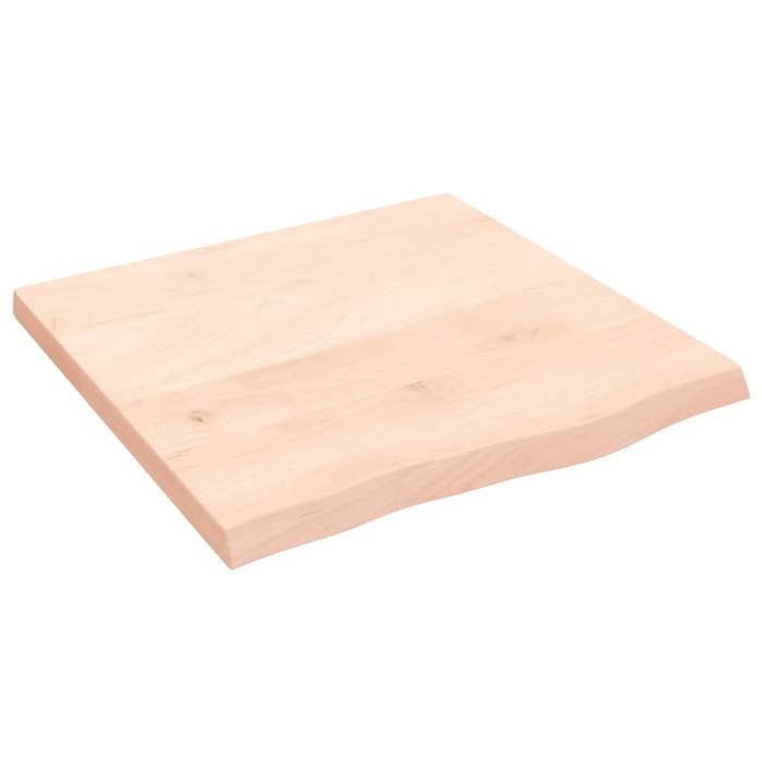 VidaXL Comptoir de salle de bain 60x60x4 cm bois massif non traité 3156015
