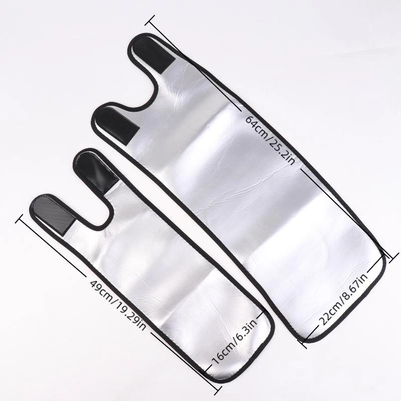 1 Pair Unisex Adjustable Sauna Thigh Sweat Bands - Shaping Leg Sleeves For Swelling Reduction, Sports Fitness Leg Protectors