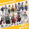 Figur Anime Dämonentöter Figuren Kimetsu No Yaiba Puppe Tanjiro Nezuko Zenitsu Figur Inosuke Krieger Actionfigur Modell Spielzeug