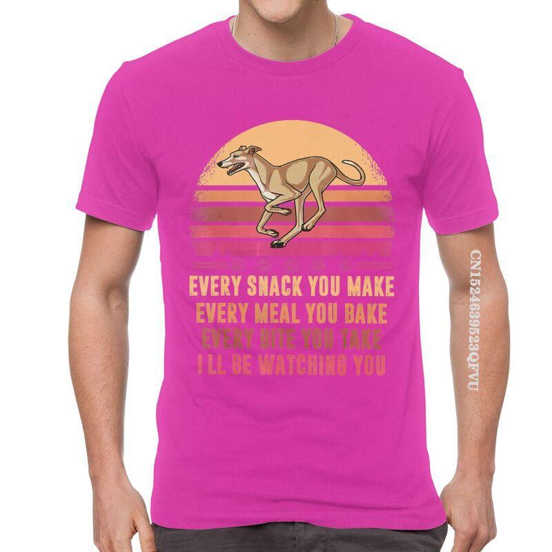 Greyhound T Shirts Men Novelty T Shirts Whippet Sighthound Dog Lover Tshirts Cotton Oversized Tee Tops Kawaii Clothes