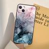 Strandige Pastel Abstracte Schilderij Case Voor iPhone 13 12 11 Pro Max Mini XR X XS MAX 6S 7 8 Plus SE 2020 2022 Telefoonhoes