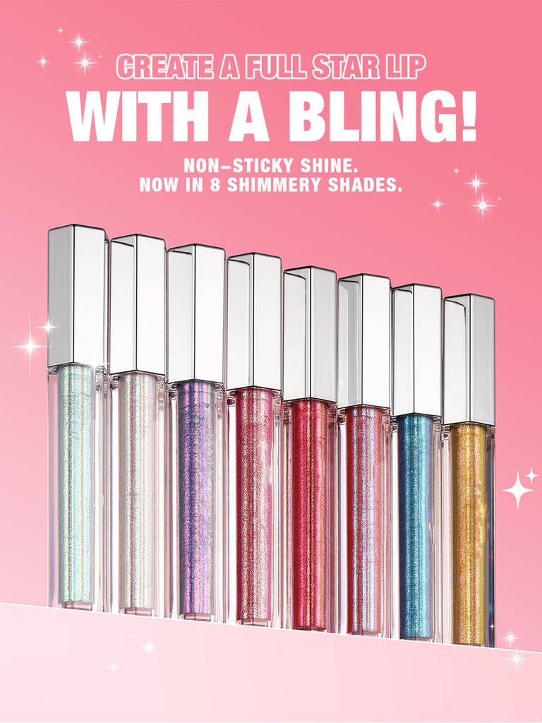 Natural Shine Lip Gloss 1Pc for Women Girls Hydrating Moisturizing with Glittery Pearl Finish Long Lasting Cosmetic Makeup Essential