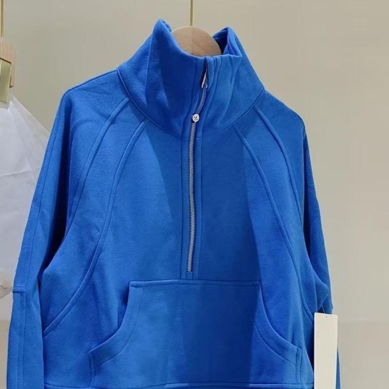 Korean Style High-end Solid Color Zipper Sweatshirt for Women New Loose Lazy Style Casual Pullover Versatile and Comfortable Top